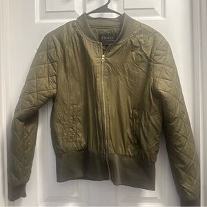 INSO Olive Bomber Jacket for Women